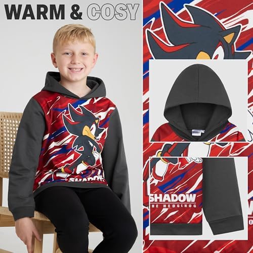 Sonic The Hedgehog Shadow Knuckles Tails Hoodie for Boys - Unisex Gift