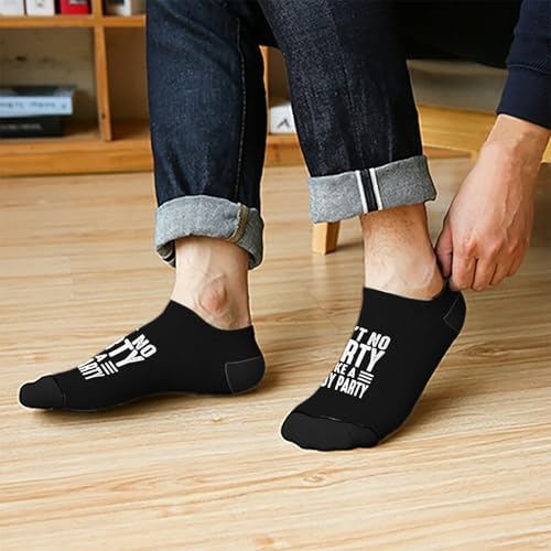 Aint No Partys Like A Diddy Partys Mens Calf Socks Liner