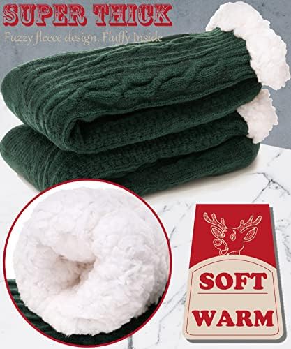 EBMORE Mens Cozy Fuzzy Socks