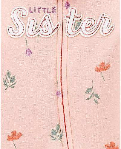 Carters Girls 1-Piece 100 Snug Fit Footie Sleeper PJs
