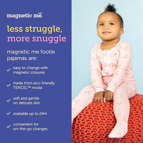 Magnetic Pjs for Kids Easy Sleepwear with Features for Feetsies
