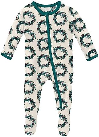 Thick Soft KicKee Print Footie - Winter Collection