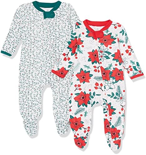 HonestBaby Baby 2-Pack Pajamas Top Bottom Set