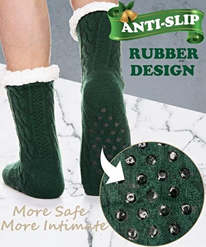 EBMORE Mens Cozy Fuzzy Socks