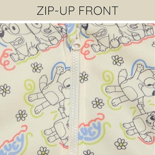Bluey Cozy Sherpa Zip-Up Hoodie Toddler Big Kids
