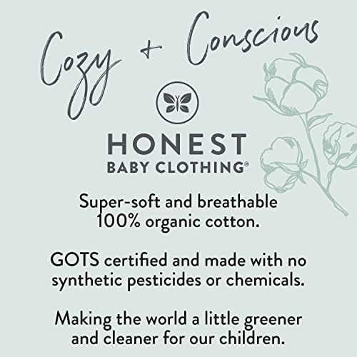 HonestBaby Baby Girls 2-Pack Pajamas