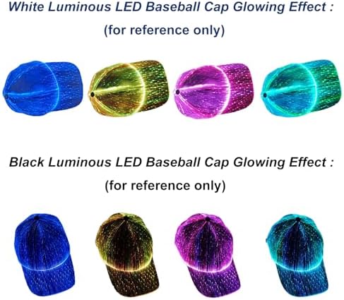 Glowing LED Baseball Cap for Kids