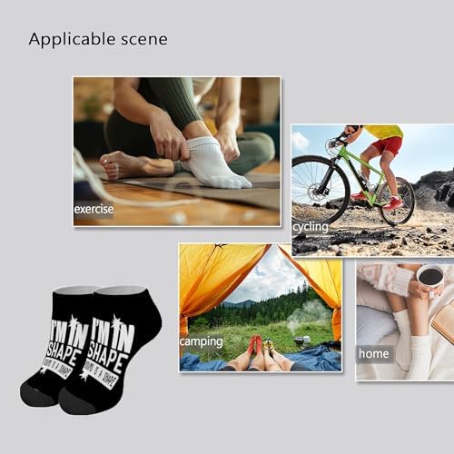 Im In Shape Round Is A Shapes Mens Athletic Socks Liner