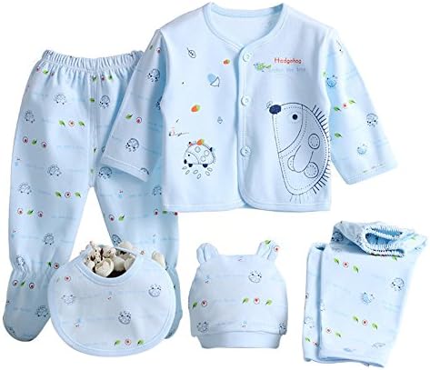 Gajaous 5PCS Cotton Outfit Set