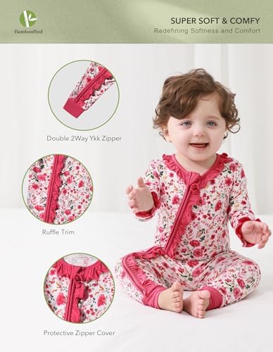Cute Bamboo Romper for Baby Girls