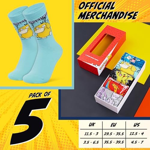 Pokmon Boys Calf Socks - Super Soft Cushy for Kids