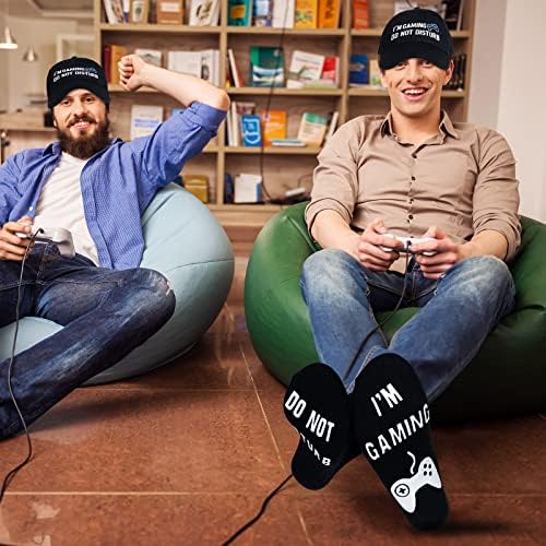 Gamer Gift Set Beanie Hat Socks for Men Teens