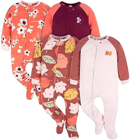 Gerber Baby Girls Toddler Pajamas Standing Out