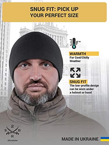 2SABERS Warm Fleece Hat Lightweight beanie for Men Women Straight Outta Enjoy