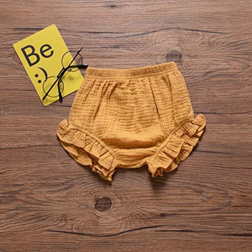 EISHOW 3PC Cotton Linen Blend Shorts for Toddlers