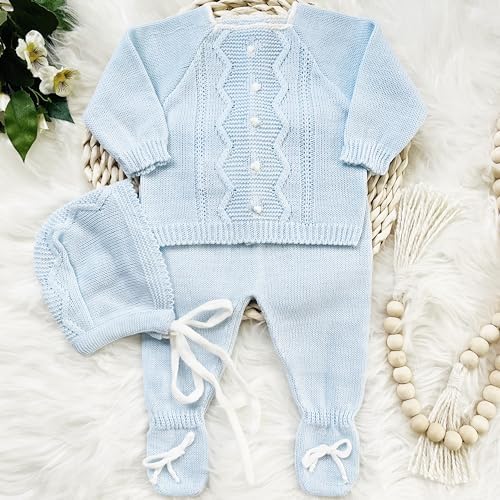 Escalett Layette Newborn Baby Knitted Clothes Set