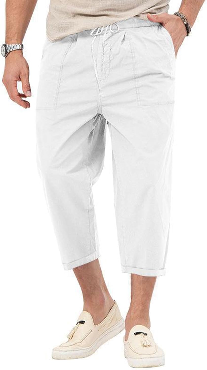 Premium Cotton Linen Cargo Pants for Men
