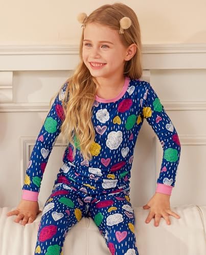 Bamboo Viscose Toddler Girls Pajama Set