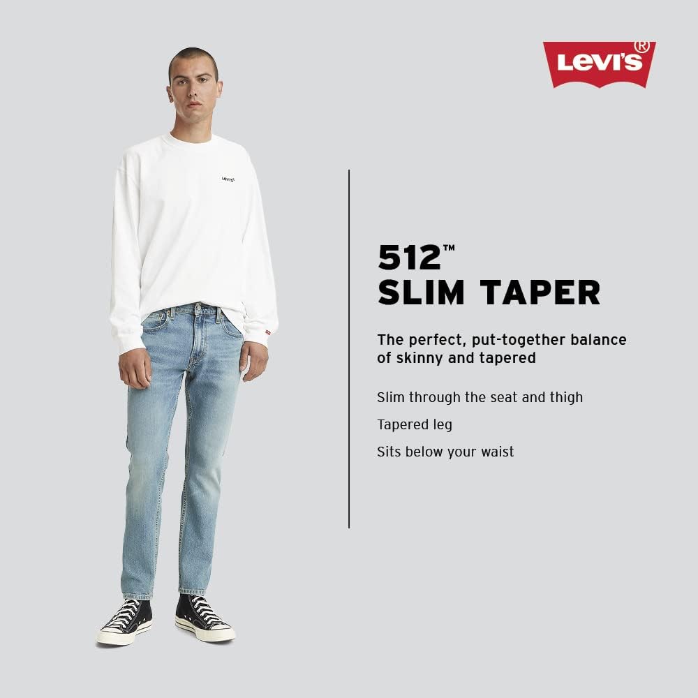 Levis 512 Slim Fits Tapered and Comfortable