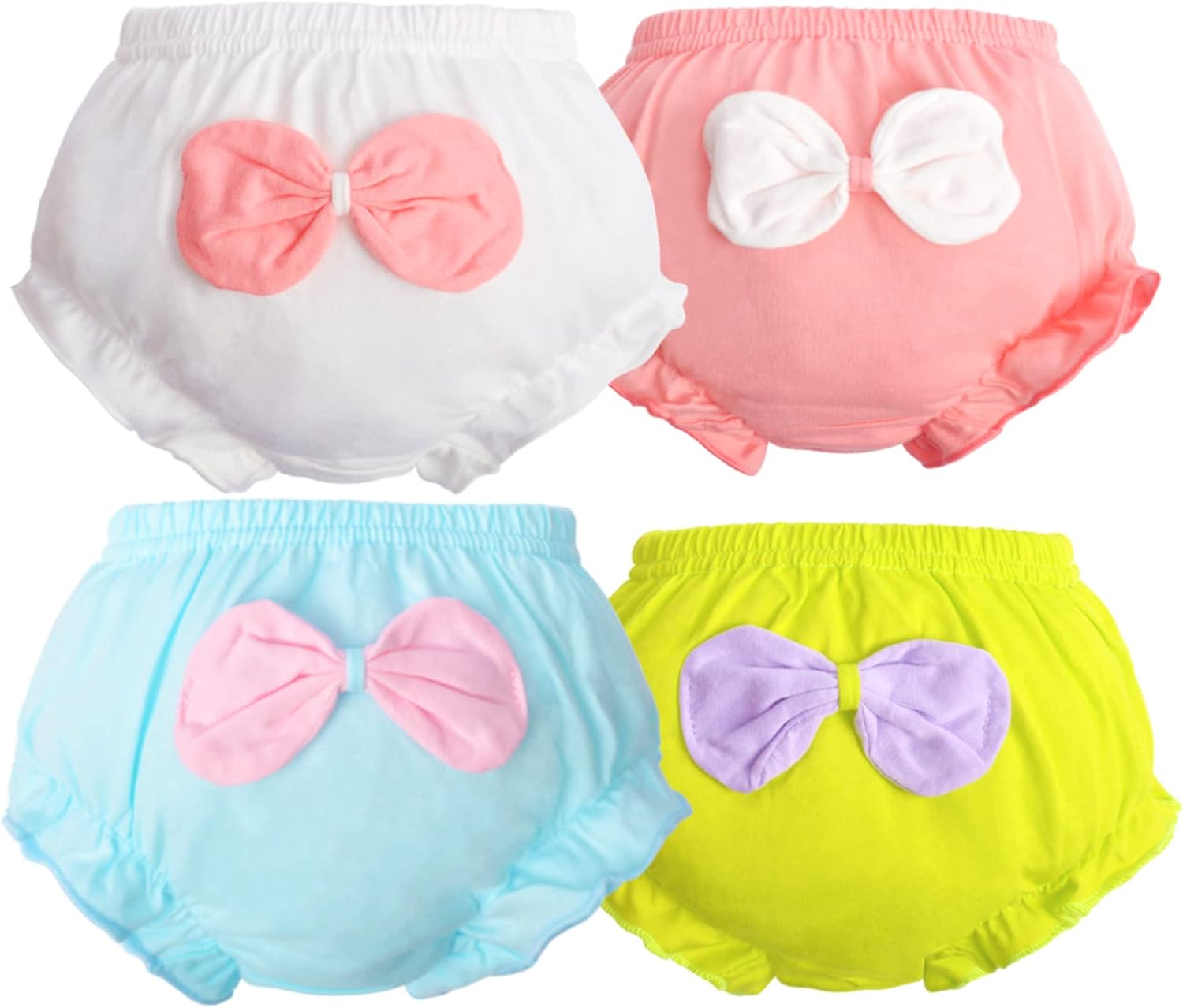 Baby Girls Cotton Bloomers Brief Soft Comfortable and Durable