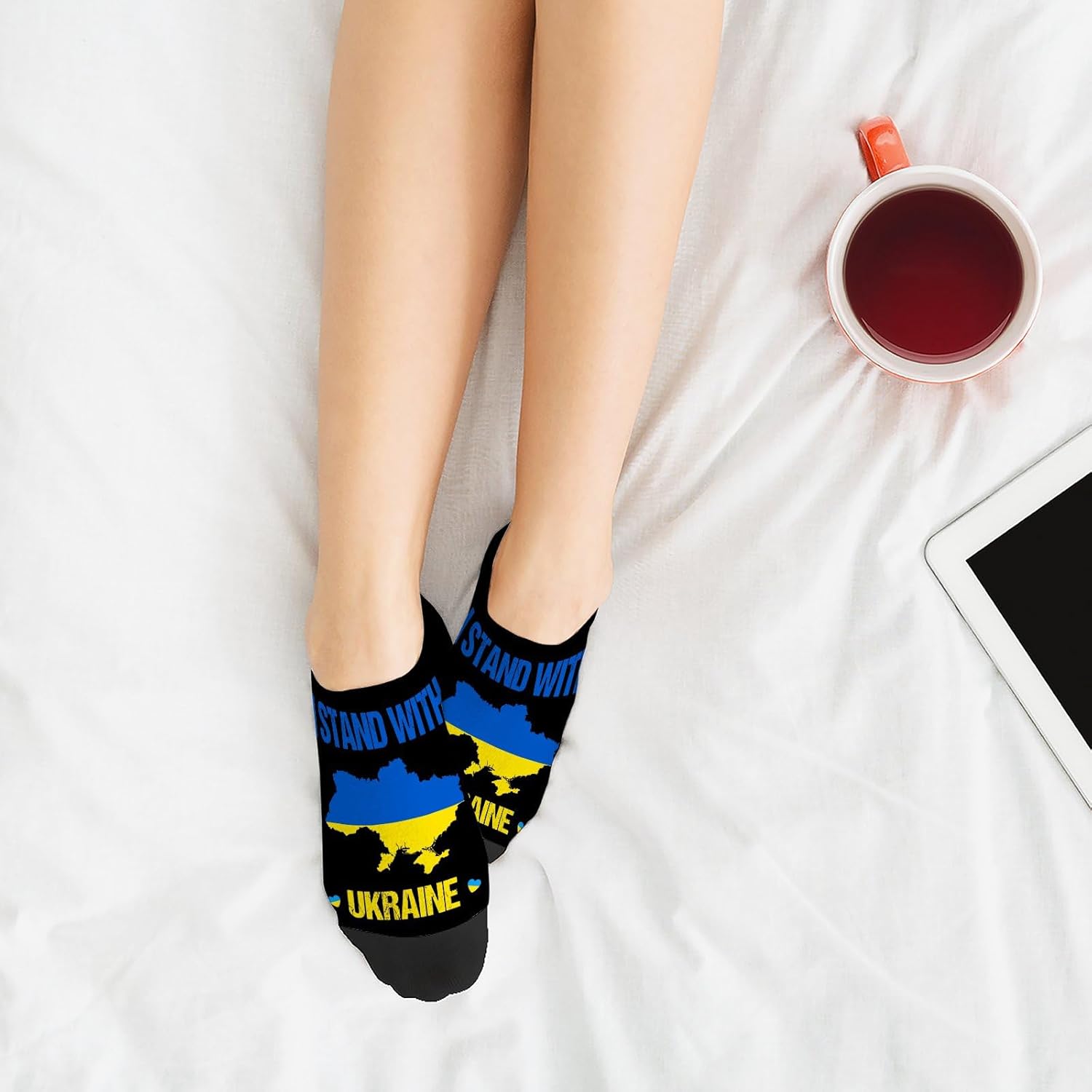 I Stand With Ukraine Womens Socks
