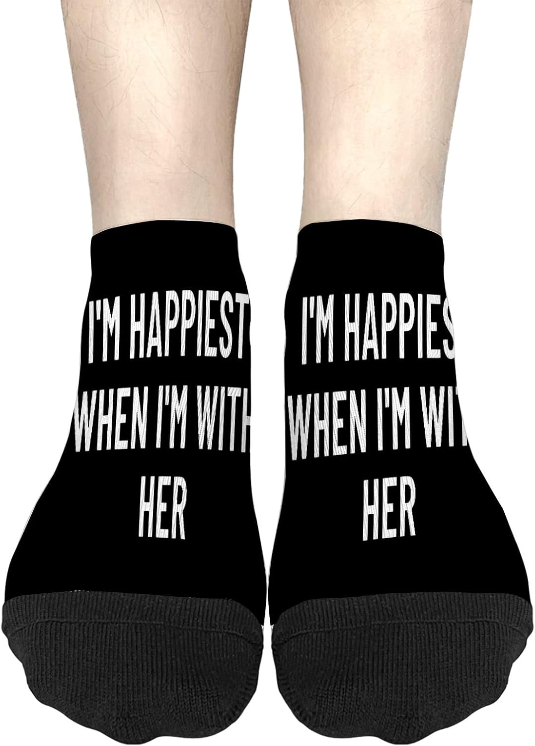 Im Happiest When Im With Her Low Anklesocks