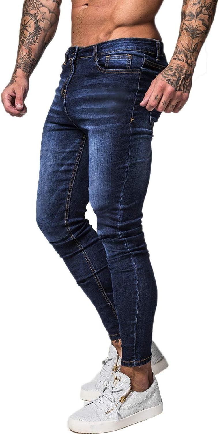 GINGTTO Mens Slim Fit Ripped Jeans Bostonprod-centercom