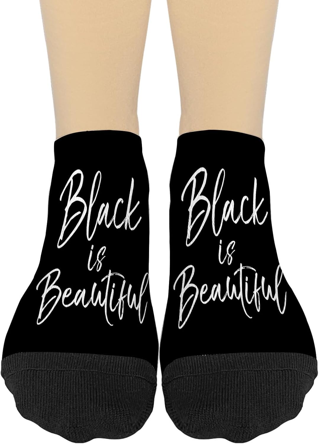 B Is for Brilliants Unique Black Ankle Socks for Girls