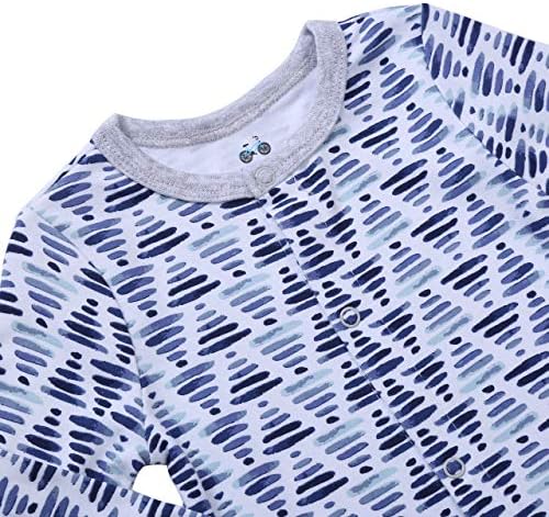 Spkins Kids Pajamas for Baby - Side Snap Soft Cotton Machine Washable