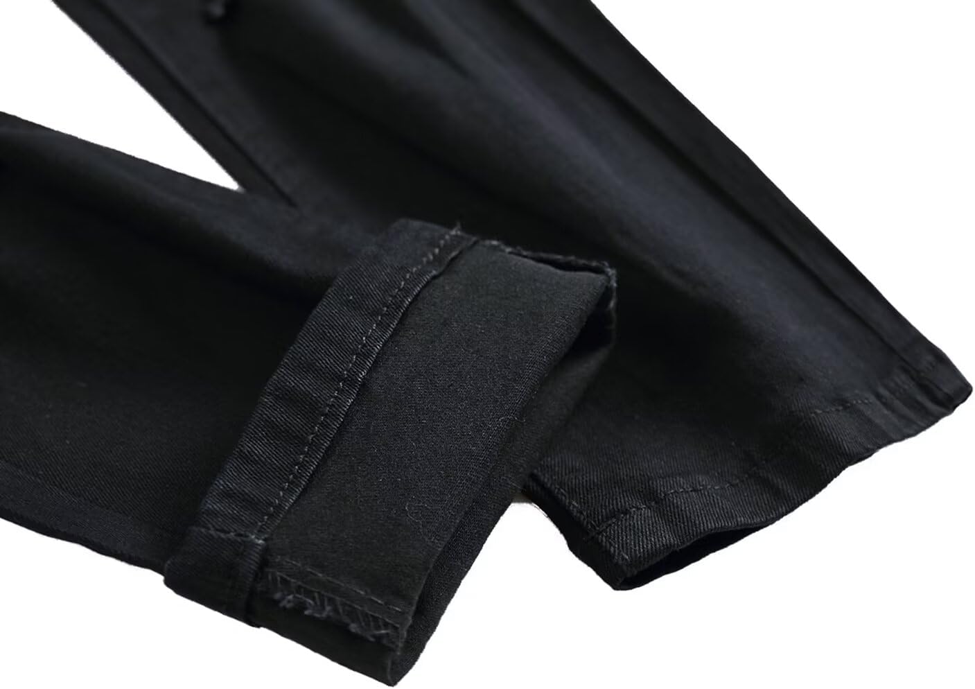 Mens Slim Ripped Skinny Jeans Distressed Design
