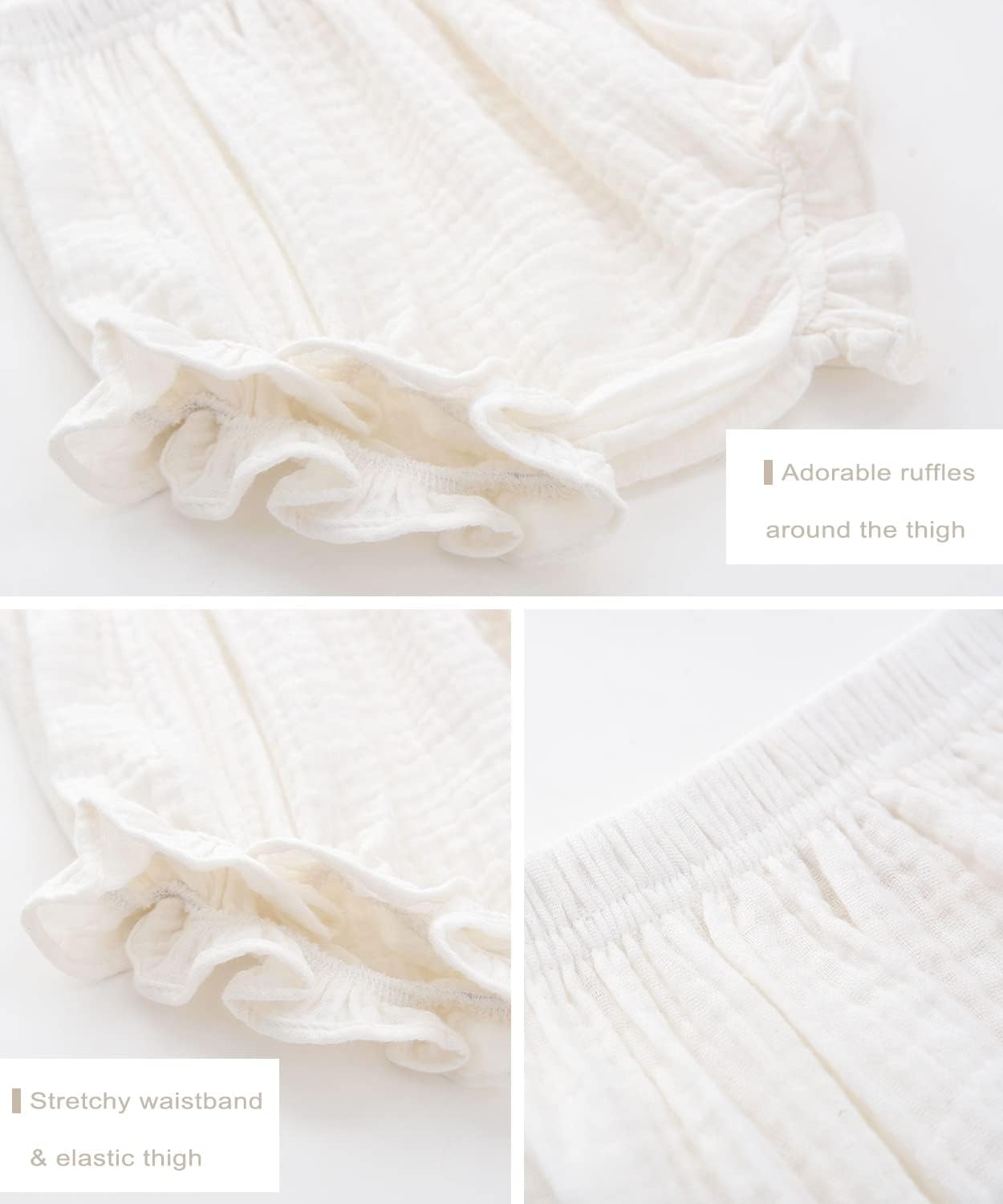Enfants Chris Baby Bloomers Diaper Cover - Adorable Summer Ruffles
