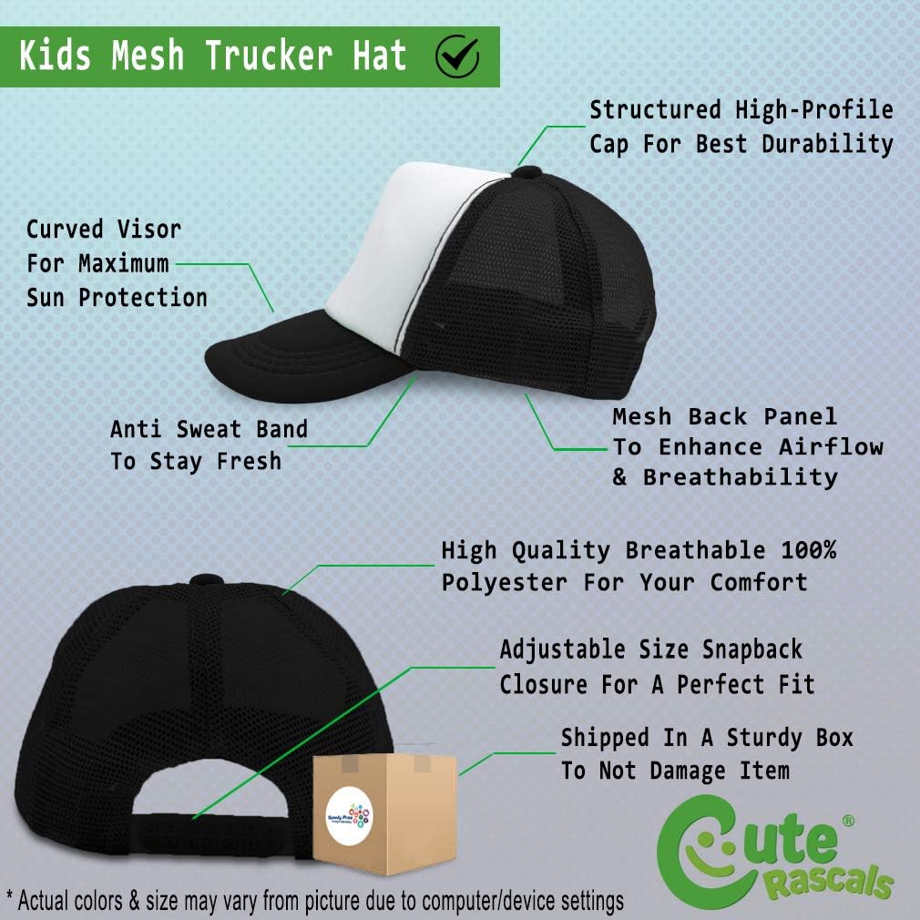 Perfect for Boys and Girls Adjustable Ladybug Truckers Hats