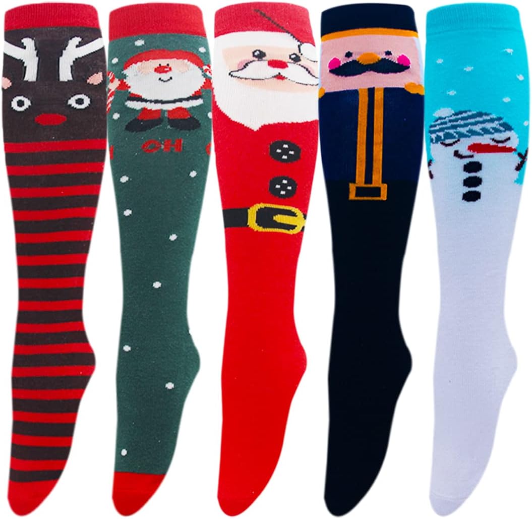 Surprise delight kids with festive knee high socks
