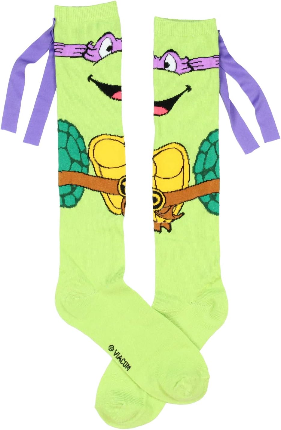 Bioworld TMNT Character Mask Knee High Socks