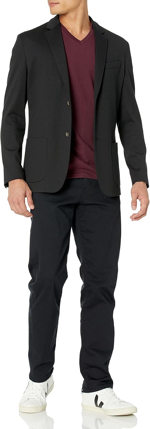 Mens Straight-Fit Stretch Jeans for Comfort and Style