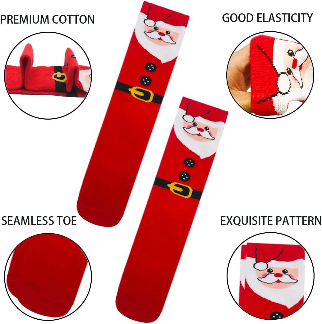 Surprise delight kids with festive knee high socks
