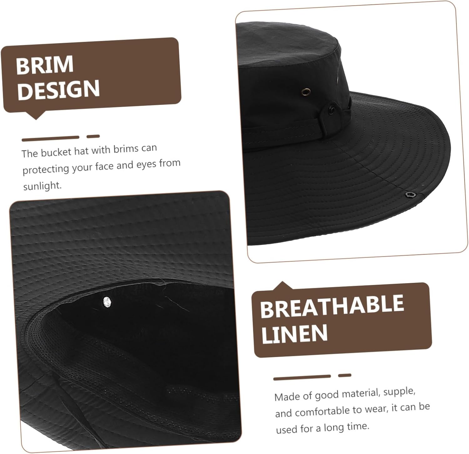 Tendycoco - 2pc Sun Hat Bucket - Beshaw Outdoor Essentials