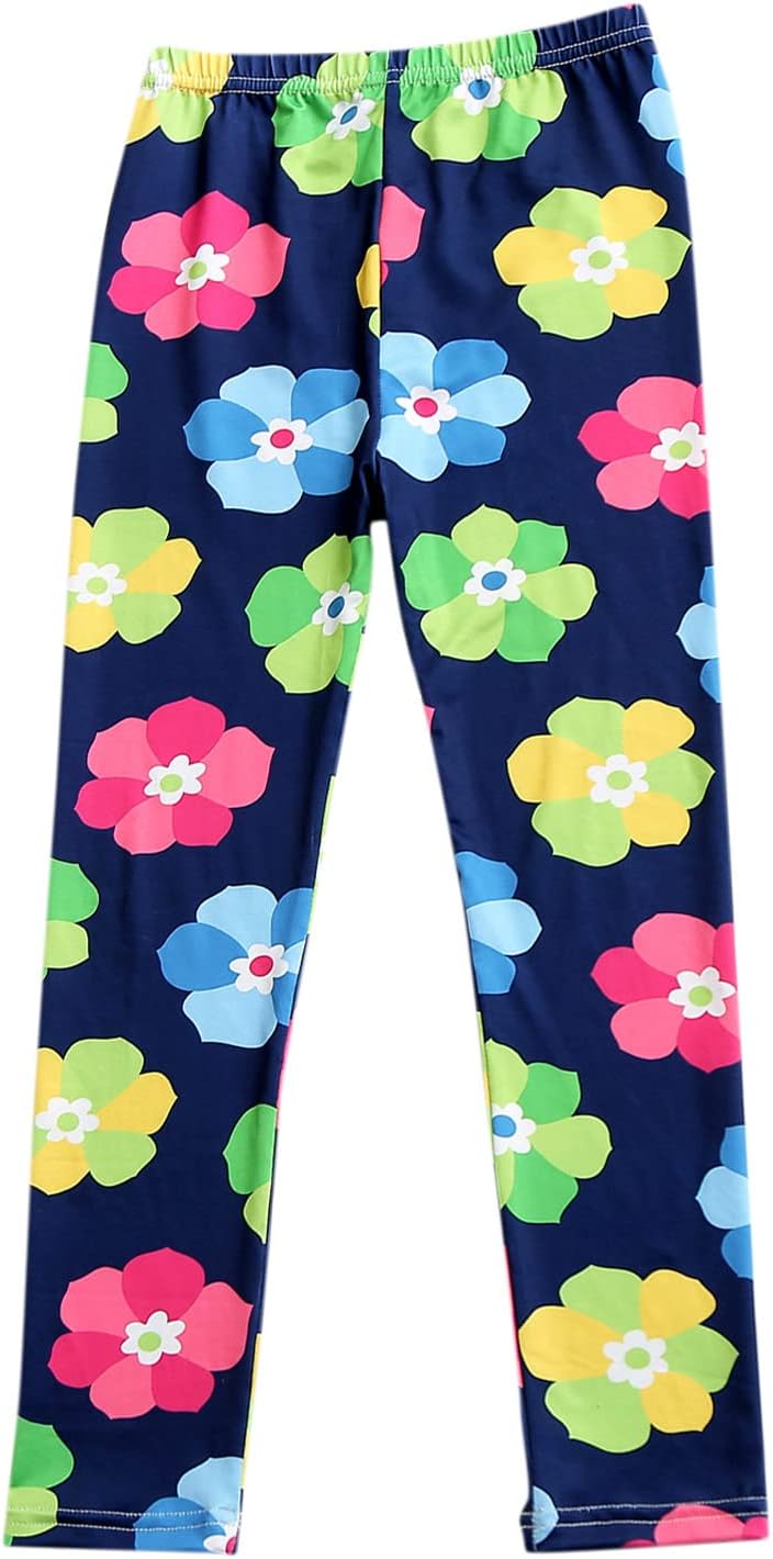 ToddlBy - Wide-Leg Floral Print Fall Spring Loose Pants for KidsBS