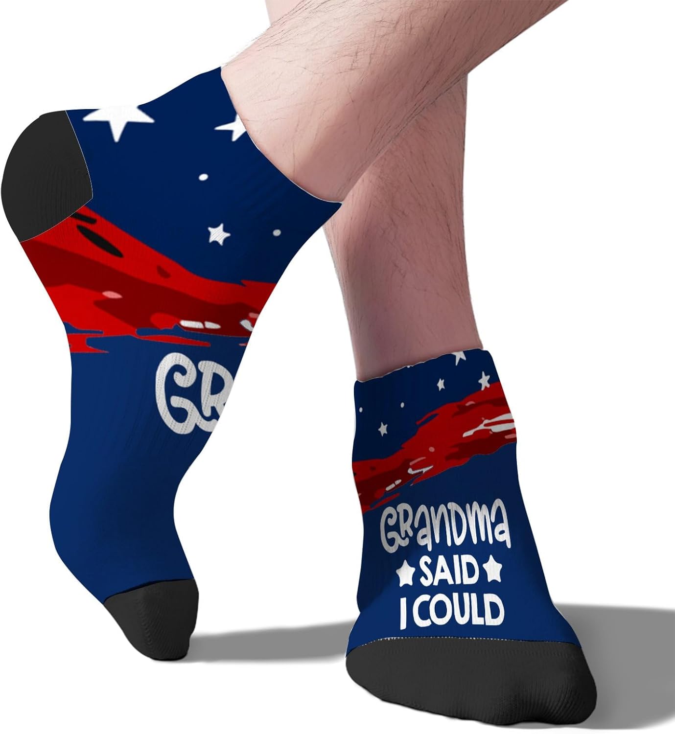 Stylish Ankle Socks for Grandchildren Easy-Fit Design