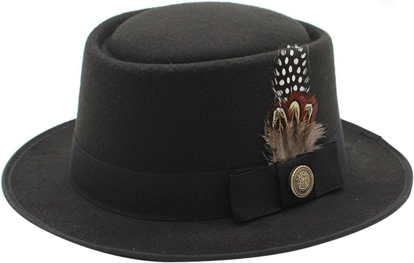 Stylish Short Brim Fedora Hats for Men Women
