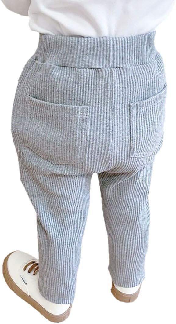 HDLEXD Toddler Girls Rib Knit Pants