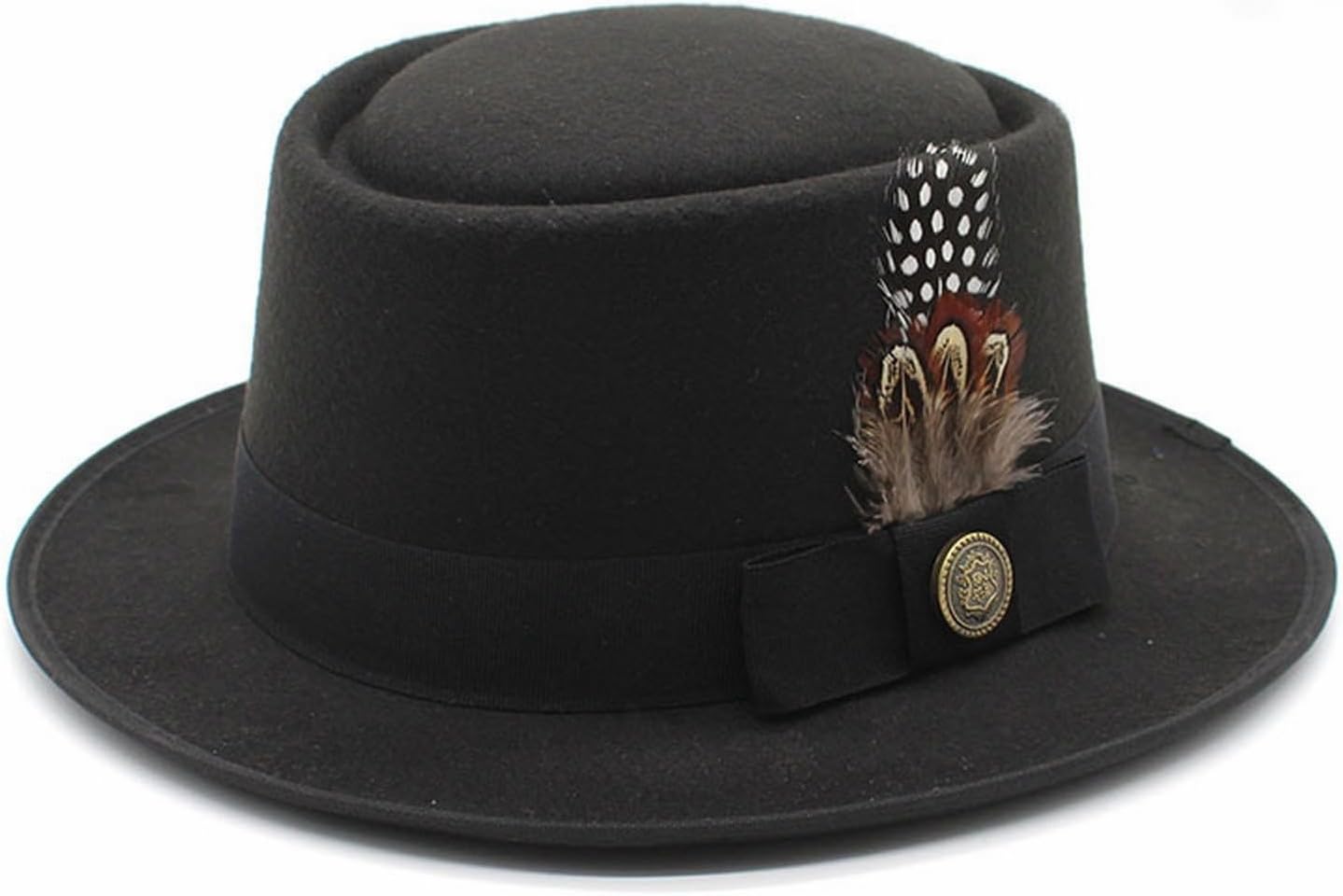 Stylish Short Brim Fedora Hats for Men Women