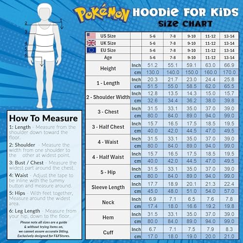 Pokemon Kids Warm Pikachu hoodie for Boys Teens