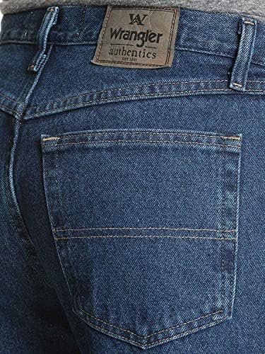 Wrangler Authentics Mens Classic 5-Pocket Relaxed Fit Cotton Jean