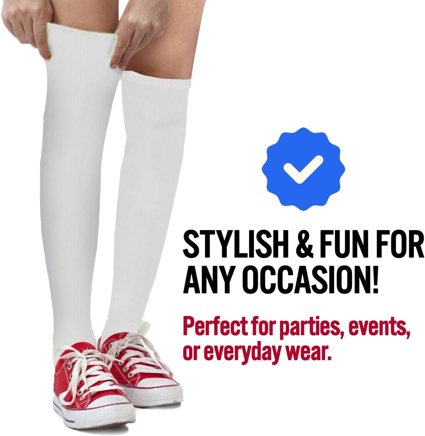 Dress Up America Cotton Striped Socks for Kids