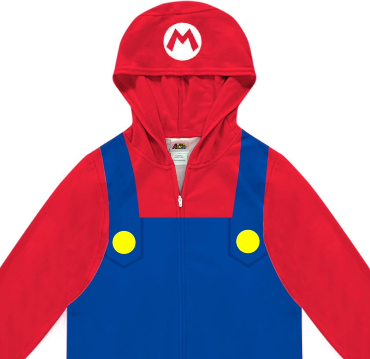 Cool Mario Onesie Pajamas for Boys Sleepwear with Hood Kids ChristmasHalloween Gift