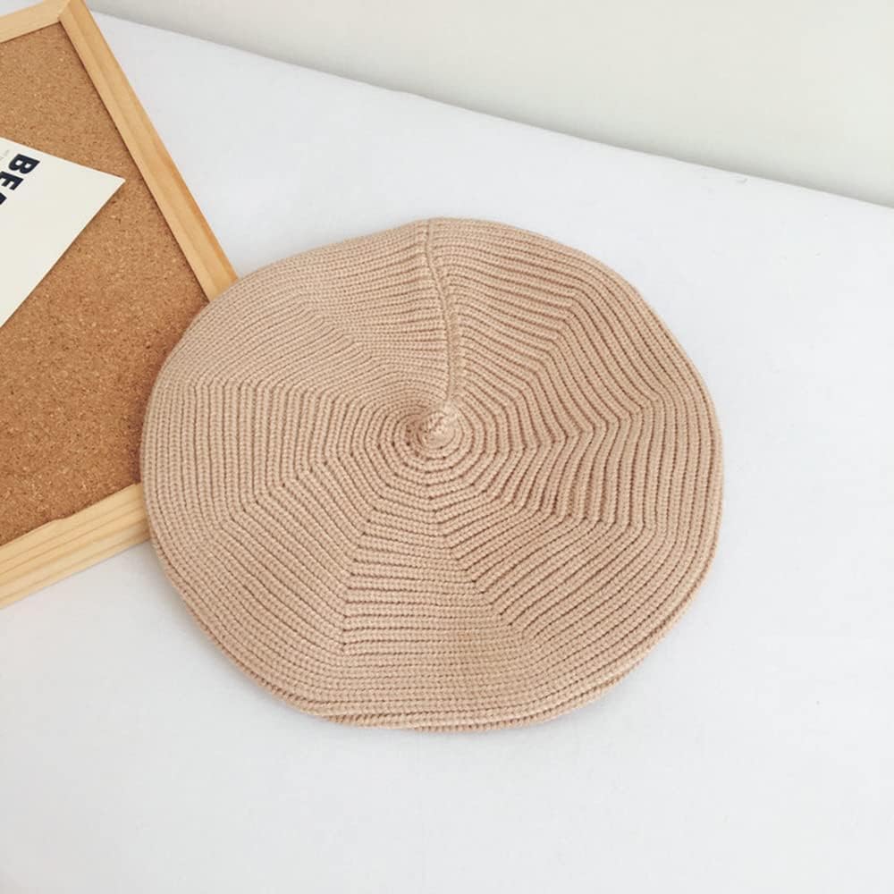 Trendy Soft Knitted Beret for Little Ones with Cozy Fit