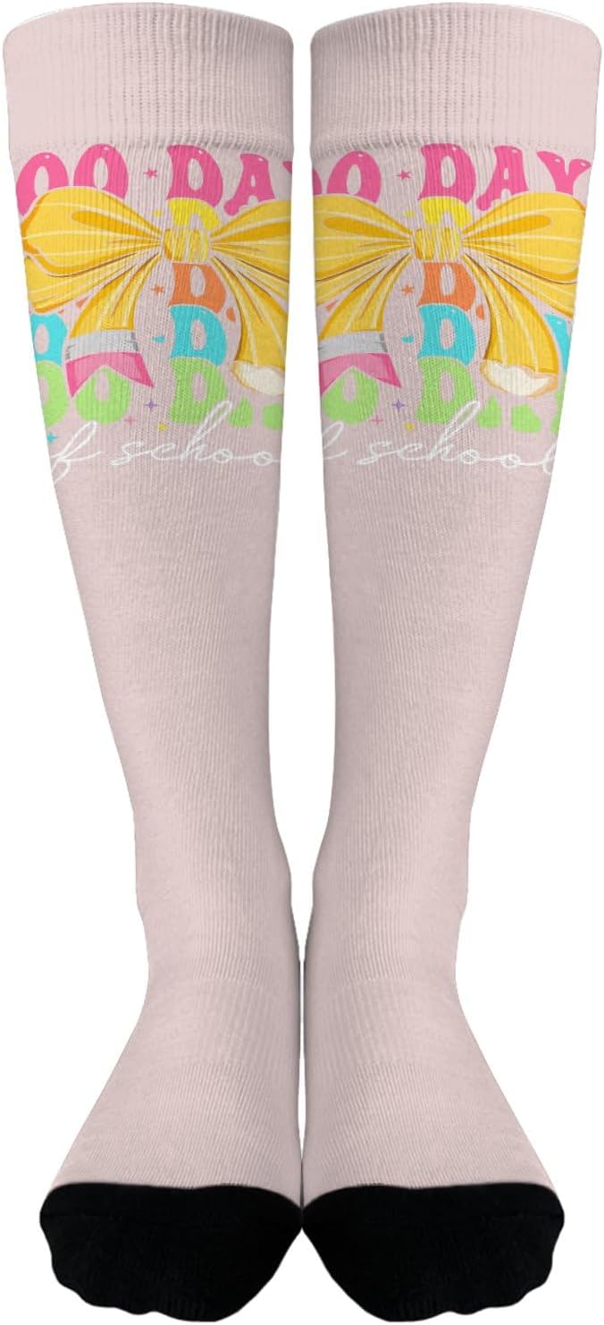 100 Days of School Coquettes Bow Socks for Girls More