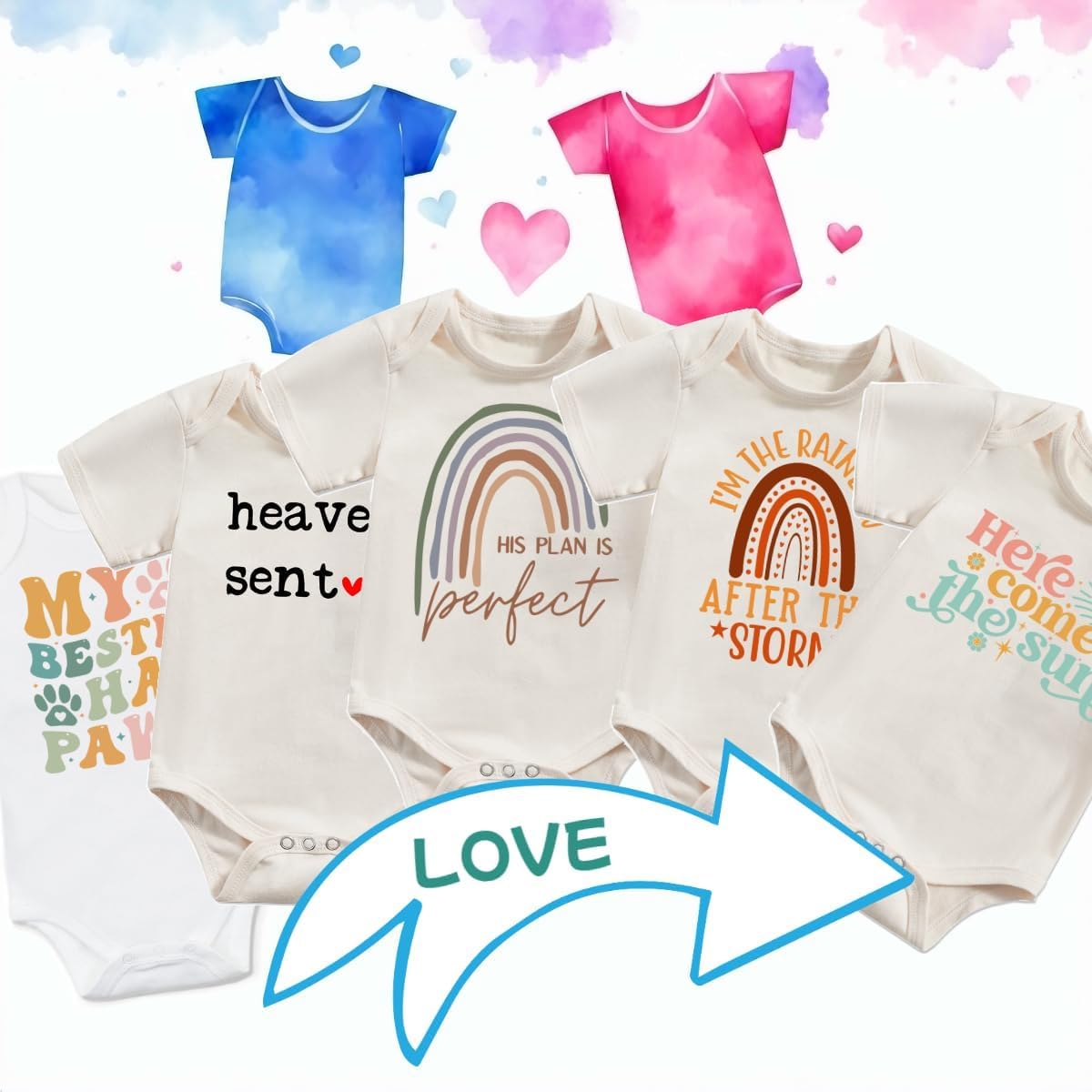 Newborn Baby Funny Logic Short Sleeve Bodysuit