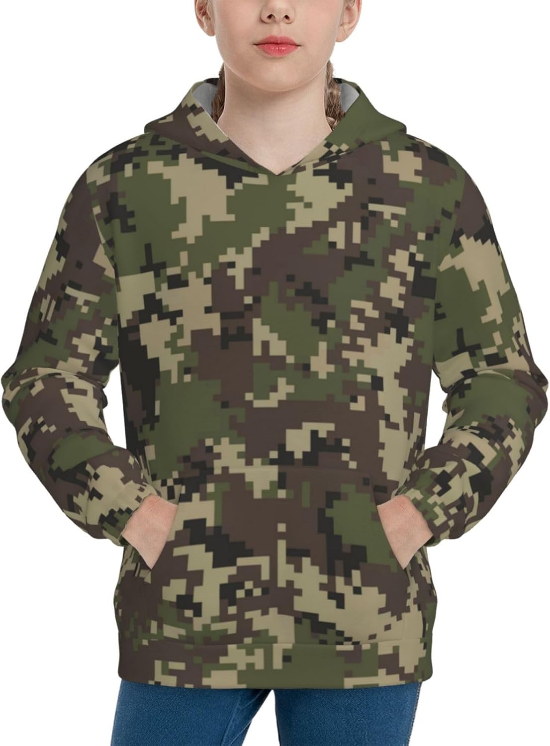 Boys and Girls Soft Long Sleeve Hoodie Funny Pullover Sweatshirt